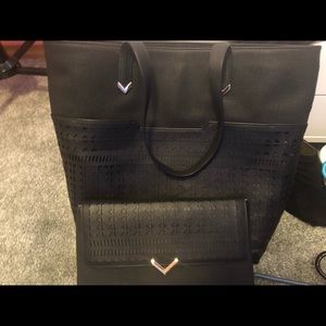 Great tote with matching clutch